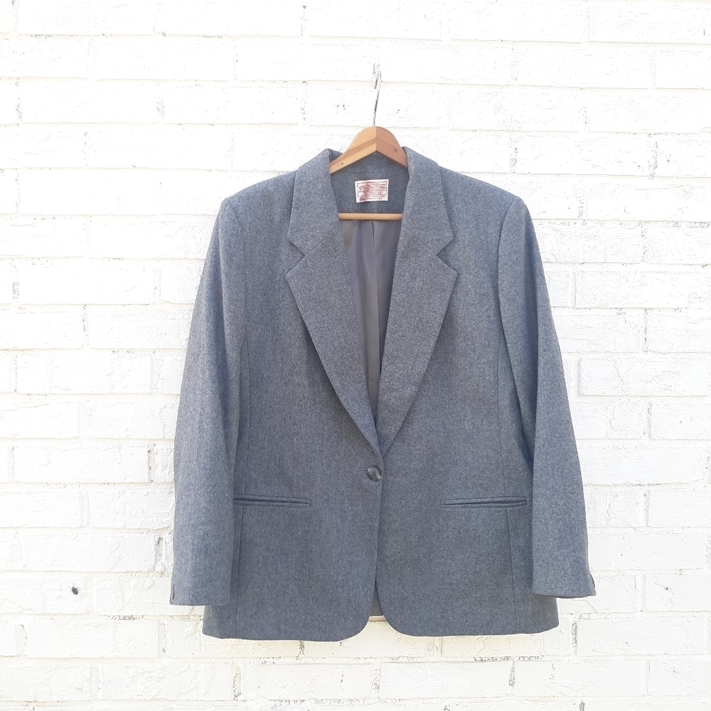 Vintage Pendleton Virgin Wool Blazer 14P